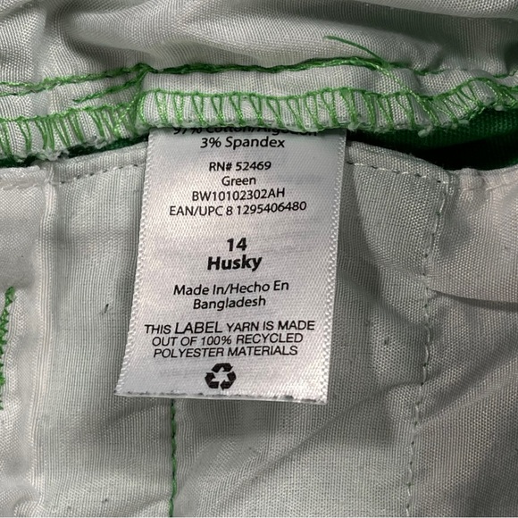 Wonder Nation size 14 husky light green shorts with adjustable waist - Picture 8 of 8